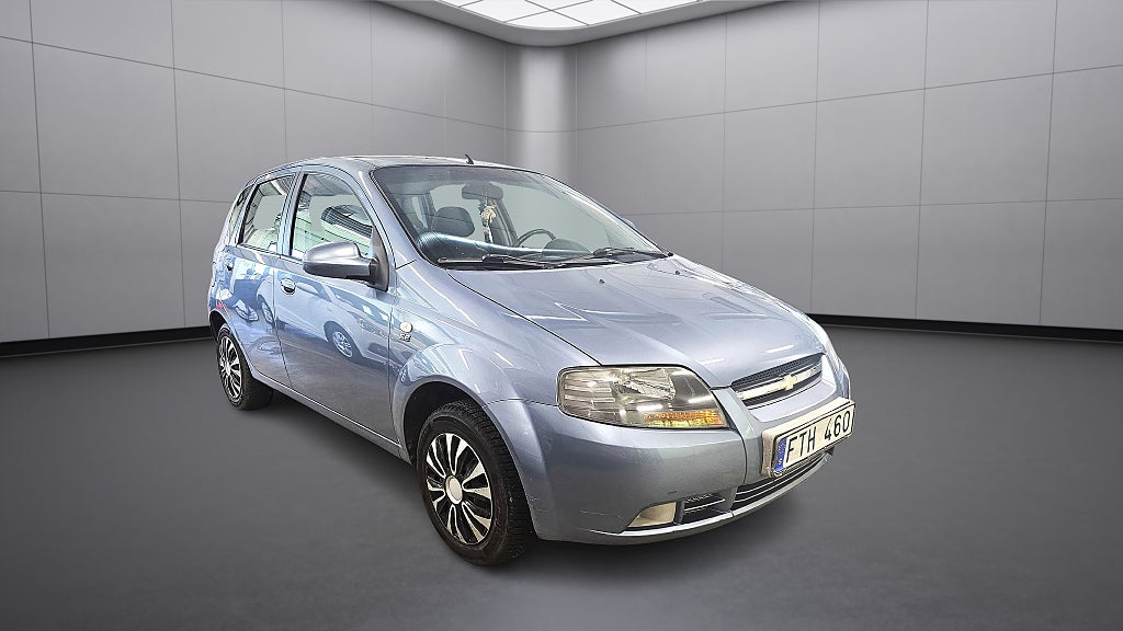 Chevrolet Kalos 5-dörrars 1.2 Euro 4 Nybesiktad Nyservad