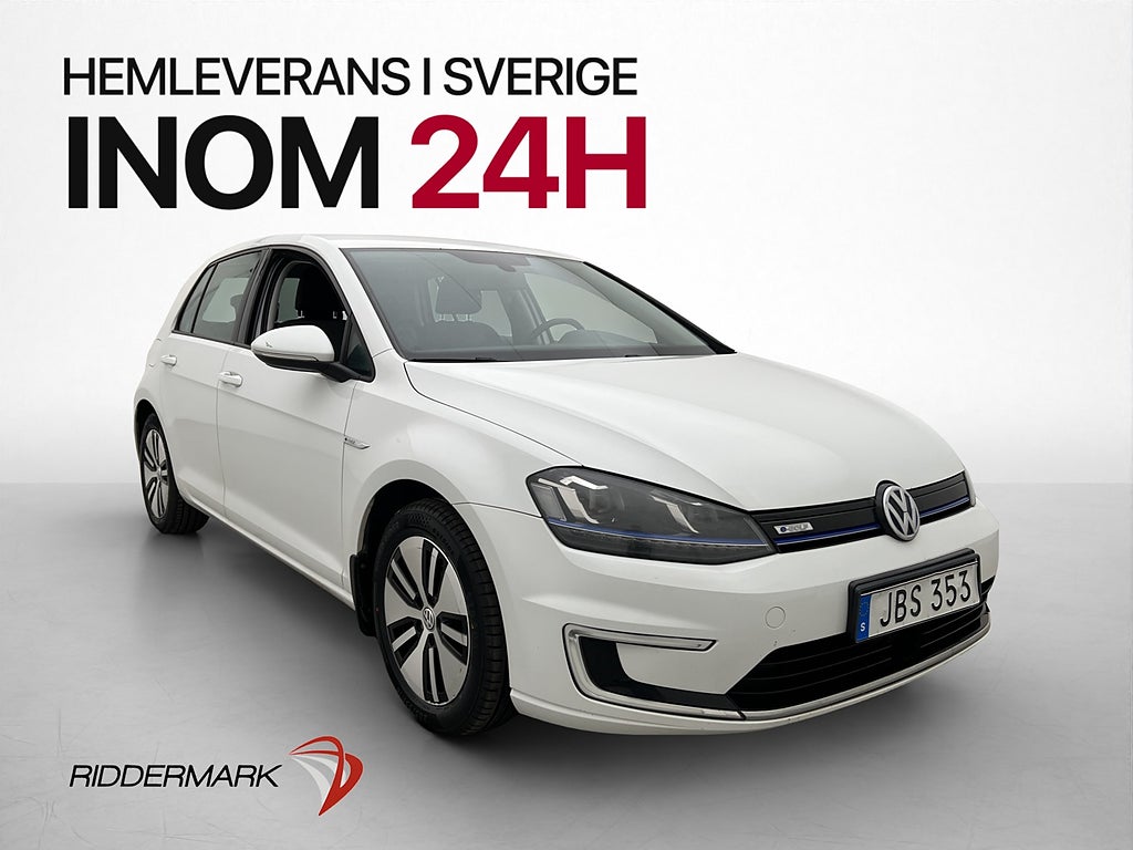 Volkswagen E-Golf 115hk Kamera Navigation CarPlay