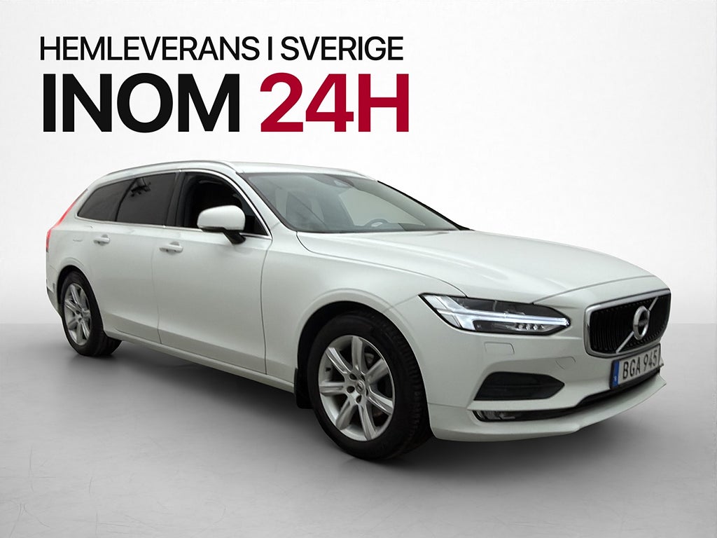 Volvo V90 D4 Momentum VOC Värmare Rattvärme CarPlay Dragkrok