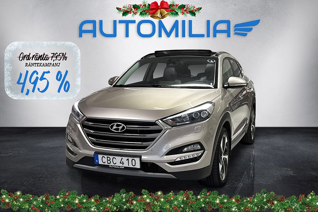 Hyundai Tucson 1.6 T-GDI AWD AUTOMAT **RÄNTEKAMPANJ 4,95% **