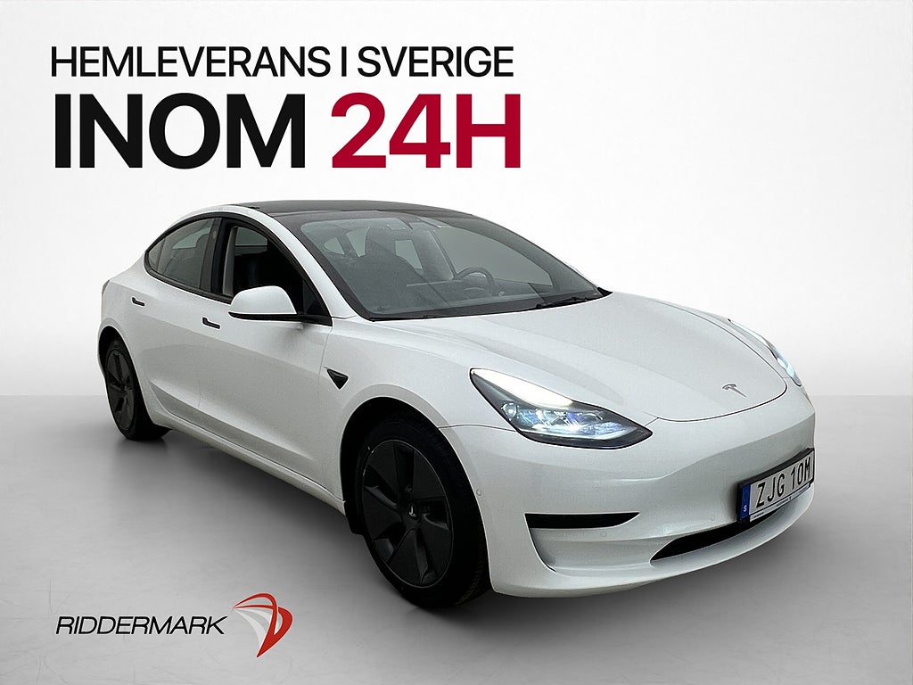 Tesla Model 3 Standard Range Plus Autopilot Värmepump S.SÅLD