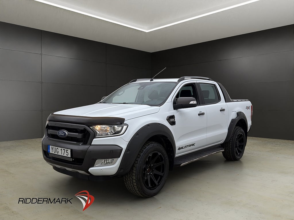 Ford ranger Wildtrak 200hk 4x4 Värm Drag Diff CARPLAY Moms