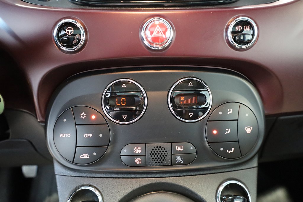 Fiat 500 1.2 Star Panorama PDC Blåtand Delläder 2020