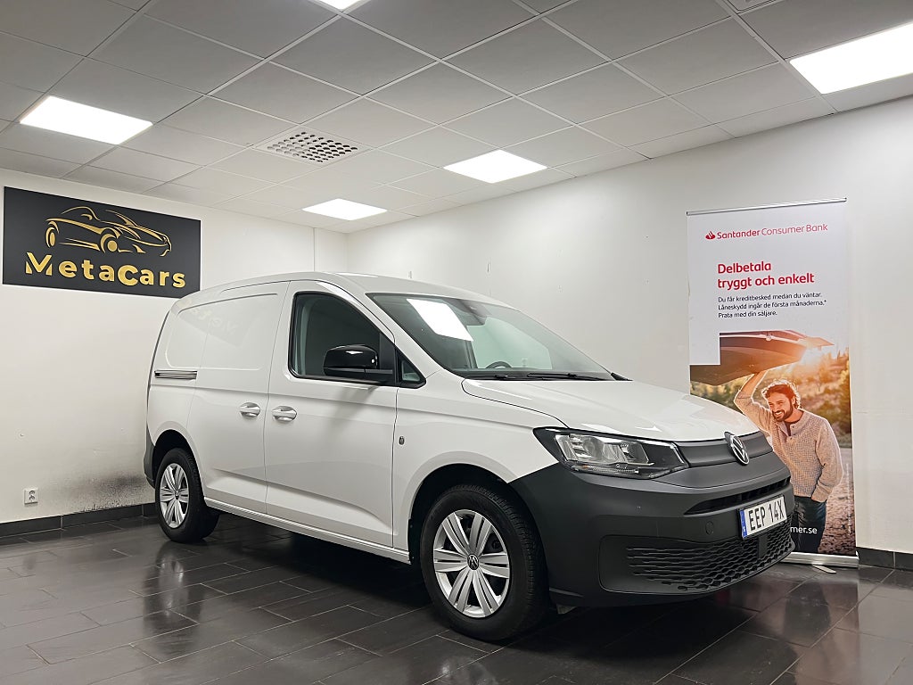 Volkswagen Caddy Cargo 2.0 TDI BMT|MOMS|Drag|Värmare|C-play|Keyless|TOPP