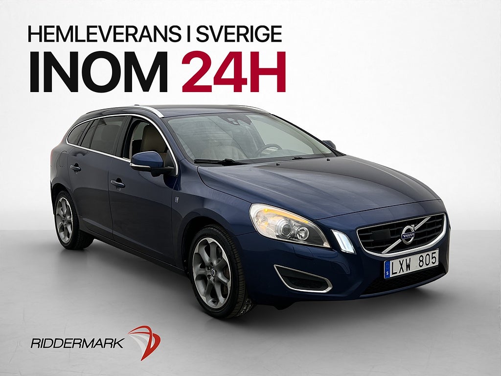 Volvo V60 D5 215hk Ocean Race Värmare Skinn BLIS Adapt-Fart