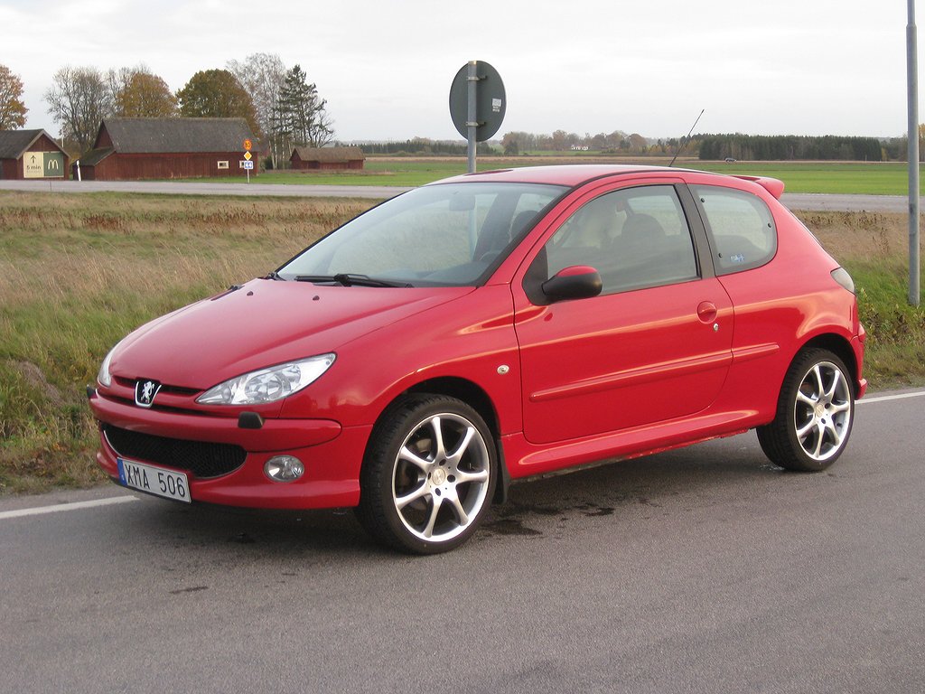 Peugeot 206 3-dörrar 1.6 XS Euro 4 nyserv med kamrem