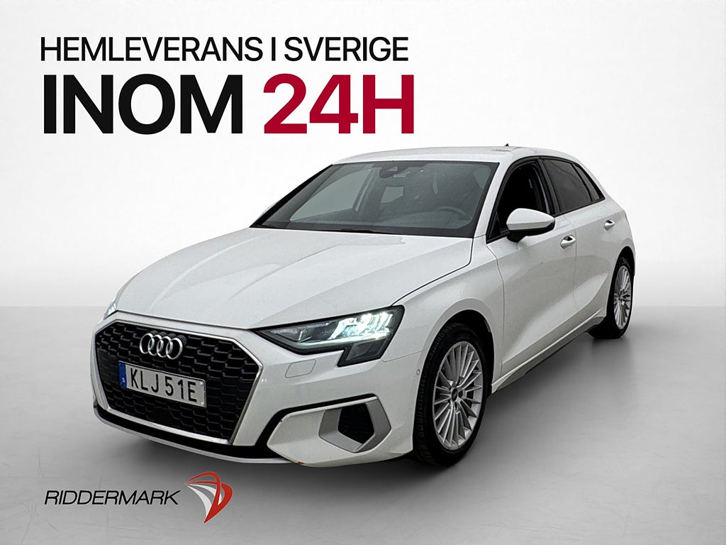 Audi A3 Sportback 35 TFSI 150hk Cockpit Kamera CarPlay