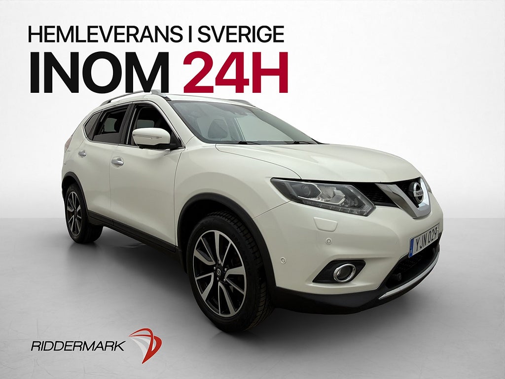 Nissan X-Trail dCi 130hk Tekna Pano Navi 360° Skinn Dragkrok