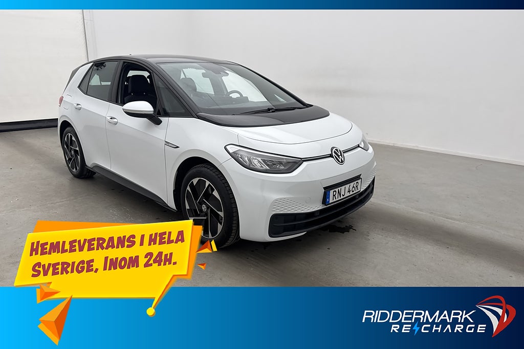 Volkswagen ID.3 Pro Performance Värmare Navi CarPlay