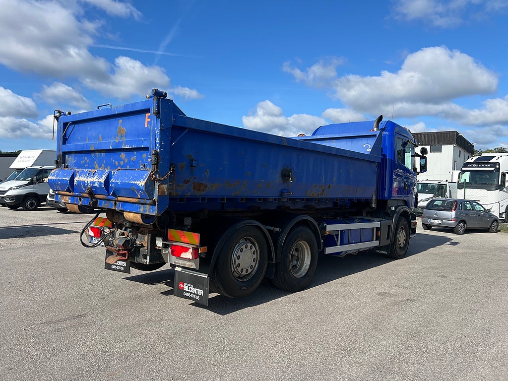 Scania R440 6x2*4 Hiab Lastväxlare inkl Flak, Euro 5