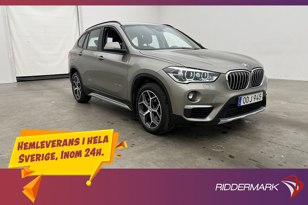 BMW X1 XDrive20d 190hk x Line Kamera Navi  HUD 0,49L/mil
