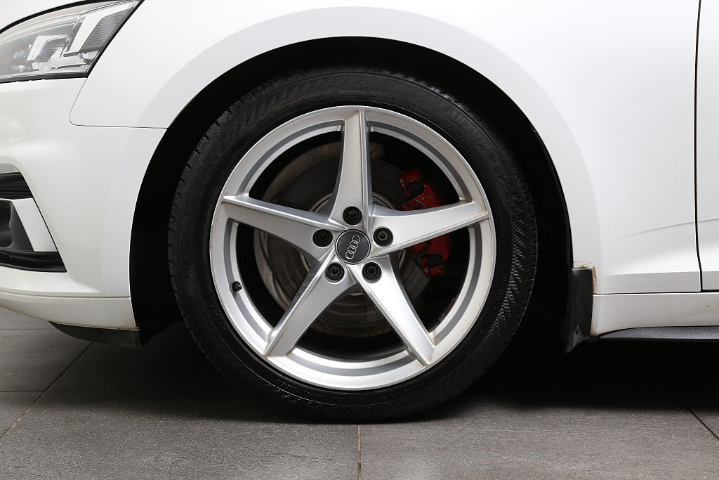 Audi A5 2,0 TFSI MHEV 190hk Sportback Sport Aut Värmare Drag 2018