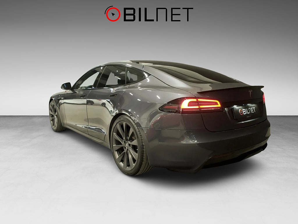 Tesla Model S 670hk Yoke Moms *3,99%* 21" Turbine Sv-Såld