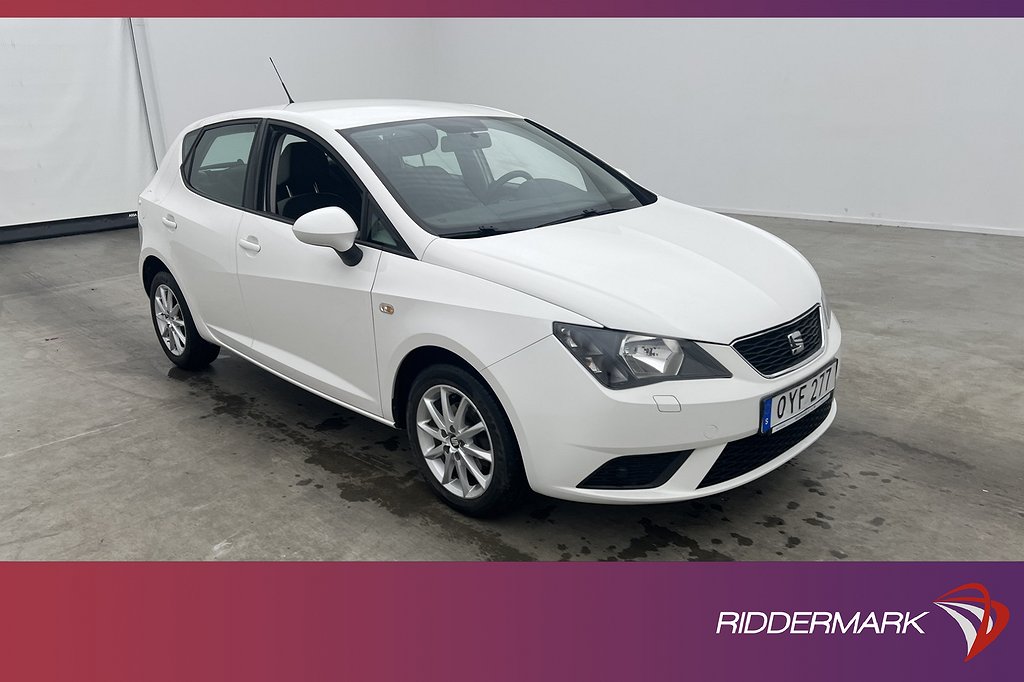 Seat Ibiza 1.2 TSI 90hk Style Värmare Sensorer Bluetooth