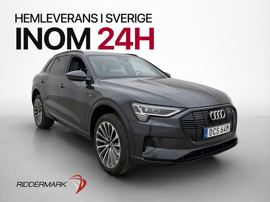 Audi E-Tron 55 Quattro 408hk Cockpit Pano 360° Drag Navi