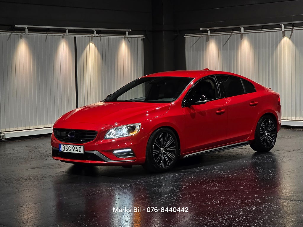 Volvo S60 Polestar Optimering T6 AWD Black R, R-Design 