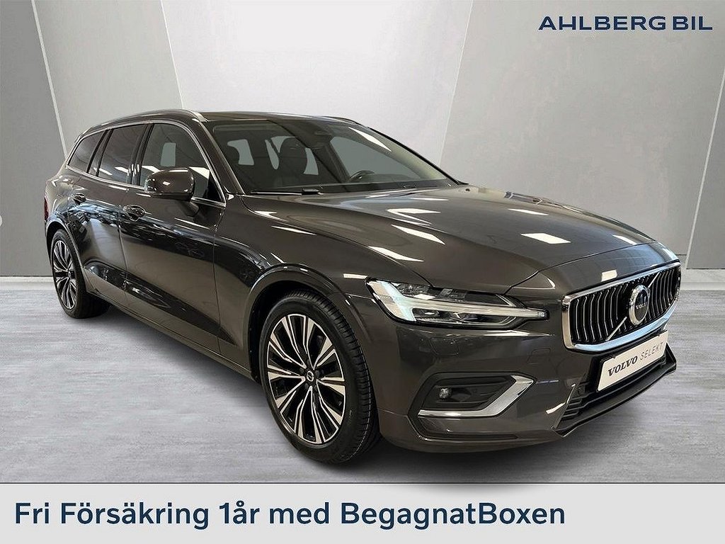 Volvo V60 B3 Bensin Plus Bright, Läderklädsel, Dragkrok, Vinterhjul ing...