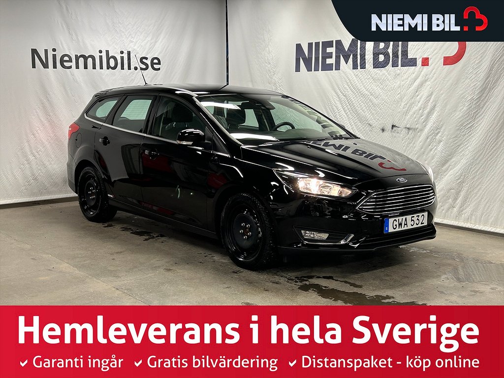Ford Focus Kombi 1.0 EcoBoost Titanium S&V-däck/M-värm/Drag