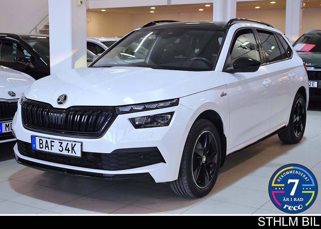 Skoda Kamiq 1.0 TSI Monte Carlo Pano Drag Carplay 4.95% Ränta Moms Euro 6