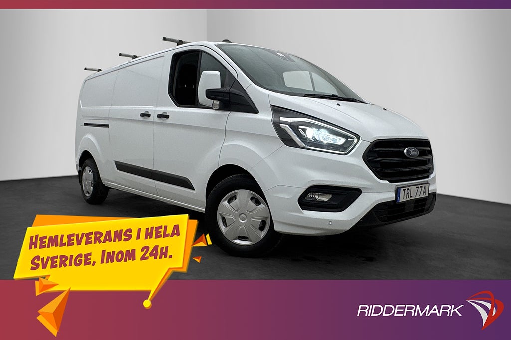 Ford transit-custom L2 Värm Drag B-Kamera CARPLAY V-inredd