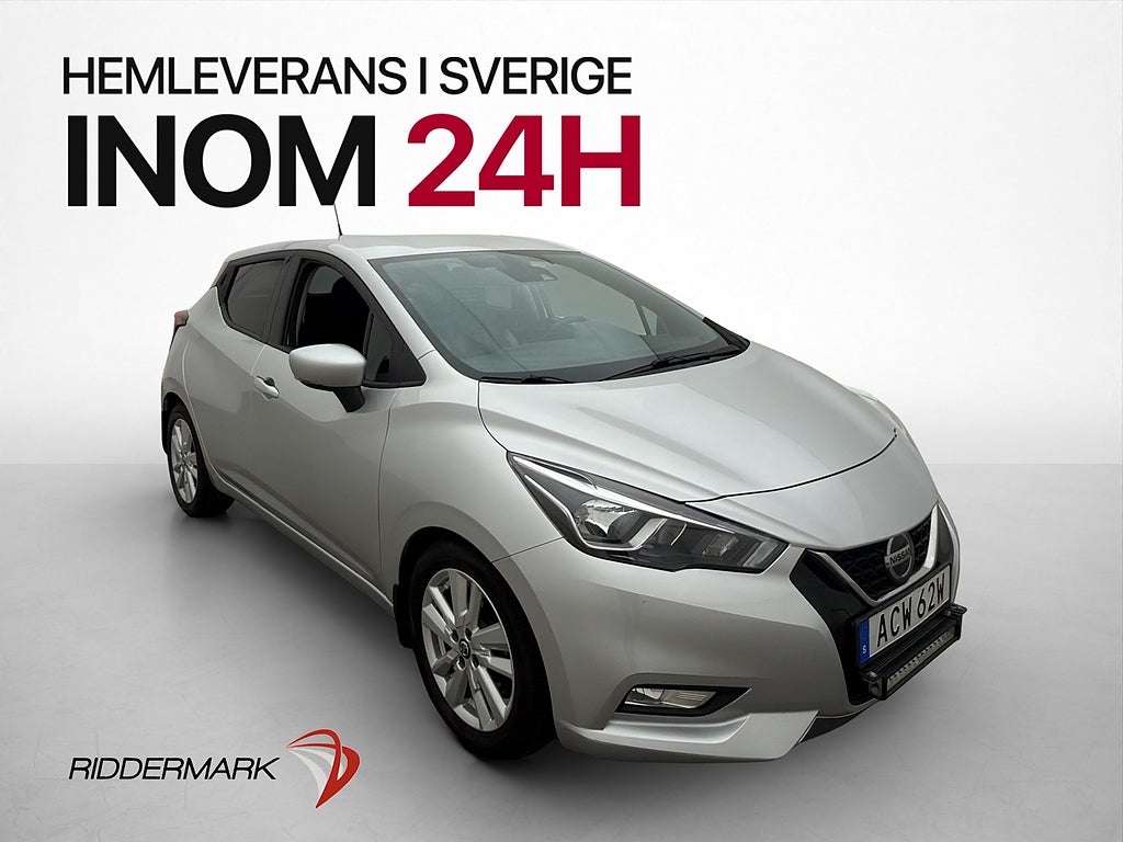 Nissan Micra 1.0 Endast 0,50l/mil 404kr skatt LaneAssist