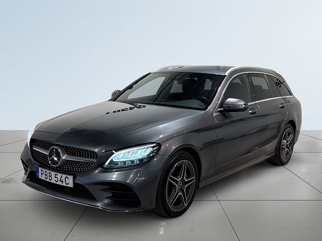 Mercedes-Benz C 200 T d 9G-Tronic AMG Line Drag Dvärm Kamera SoV