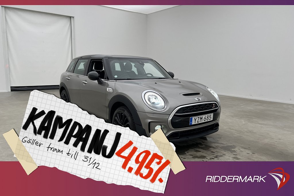 MINI Cooper S Clubman 192hk Pepper Sens 4,95% Ränta