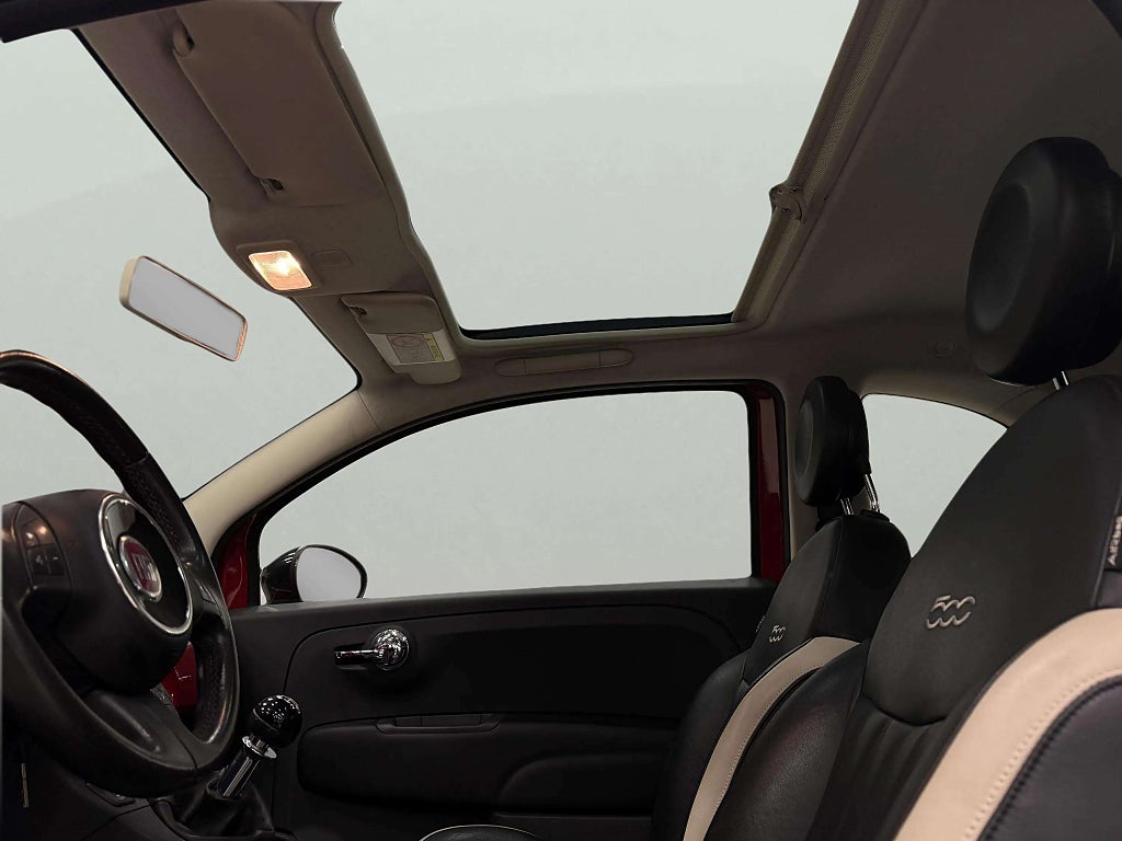 Fiat 500 1.2 8V Lounge Skinn Panorama  - miniatyr 16