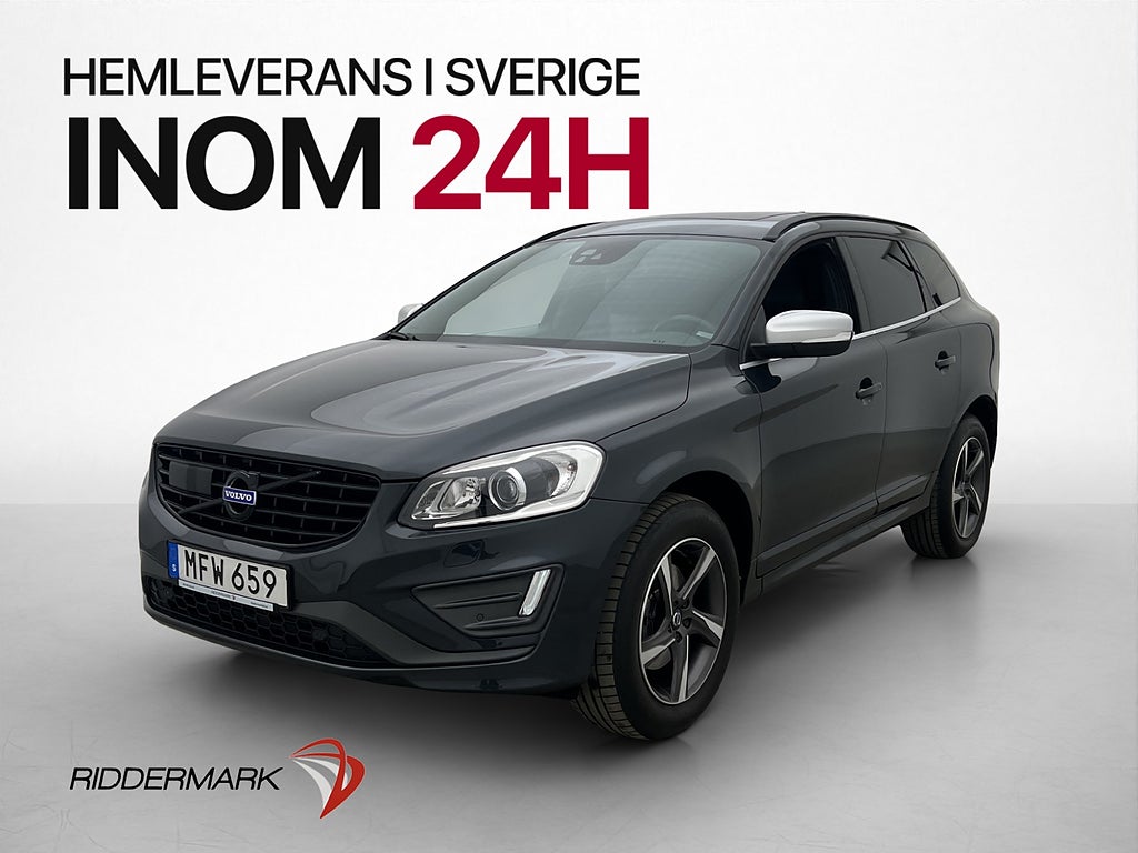 Volvo XC60 D4 AWD R Design Panorama Värmare VOC Adaptiv