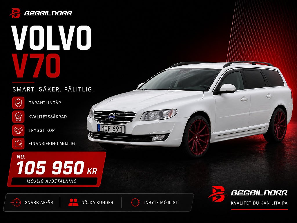 Volvo V70 D4 AWD Geartronic Momentum Business Edition