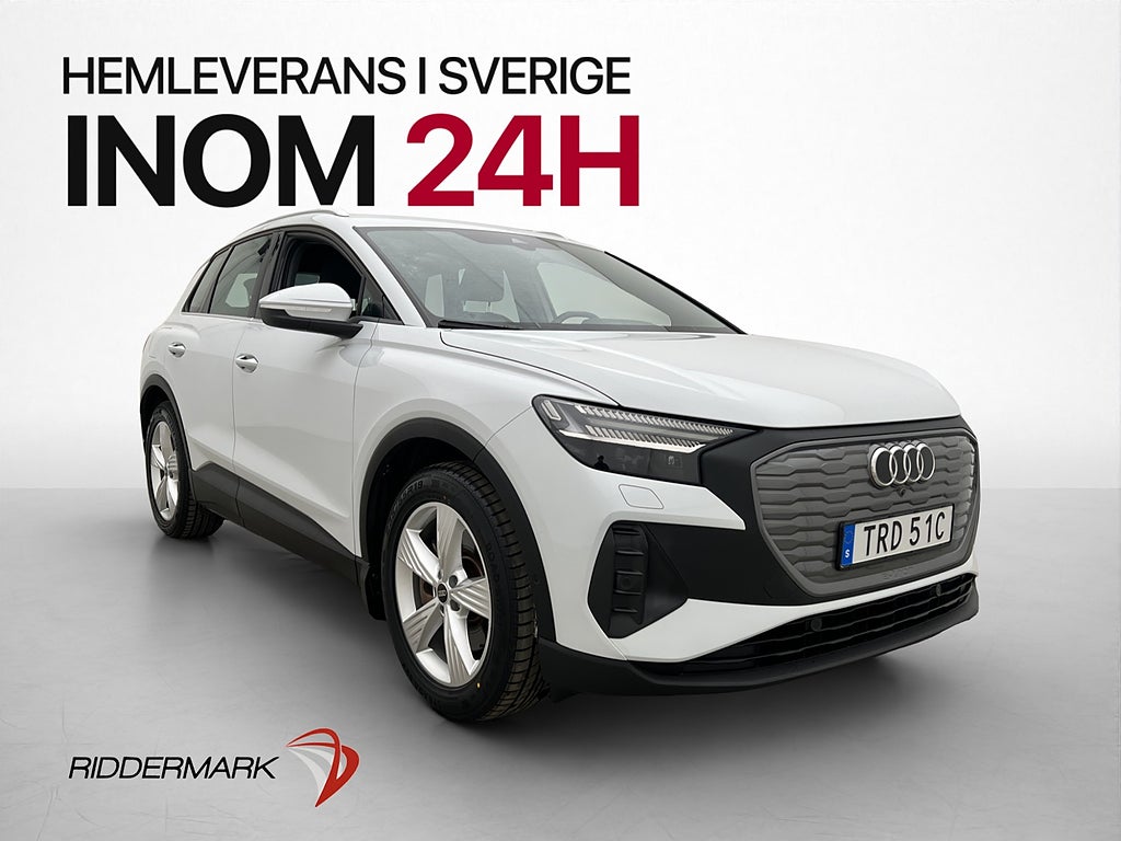 Audi Q4 e-tron 204hk Cockpit Matrix Värmare Moms Kamera Drag