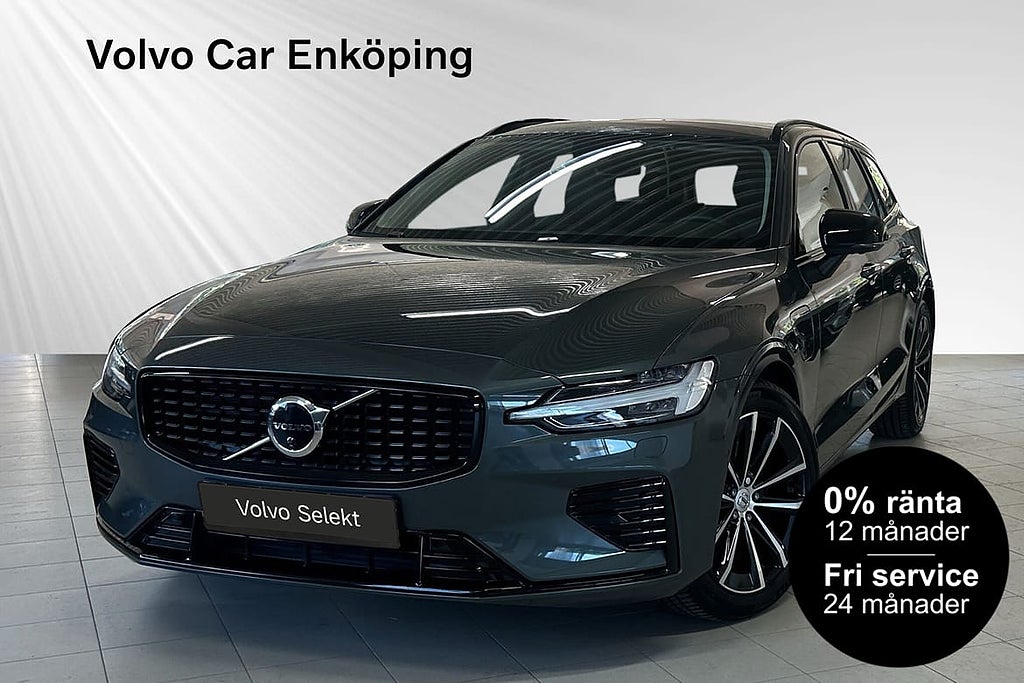 Volvo V60 T6 Plus Dark Nordic Edt H&K 360 0% RÄNTA Fri Se...