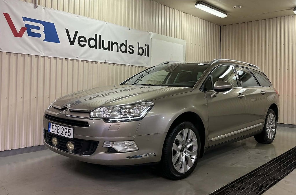 Citroën C5 Tourer 2.2 HDi 204hk AUT En ägare Värmare Drag 