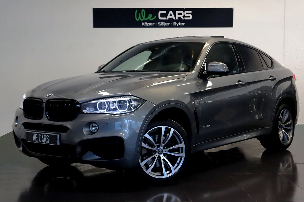 BMW X6 xDrive40d M Sport Taklucka Värmare Kamera HuD 