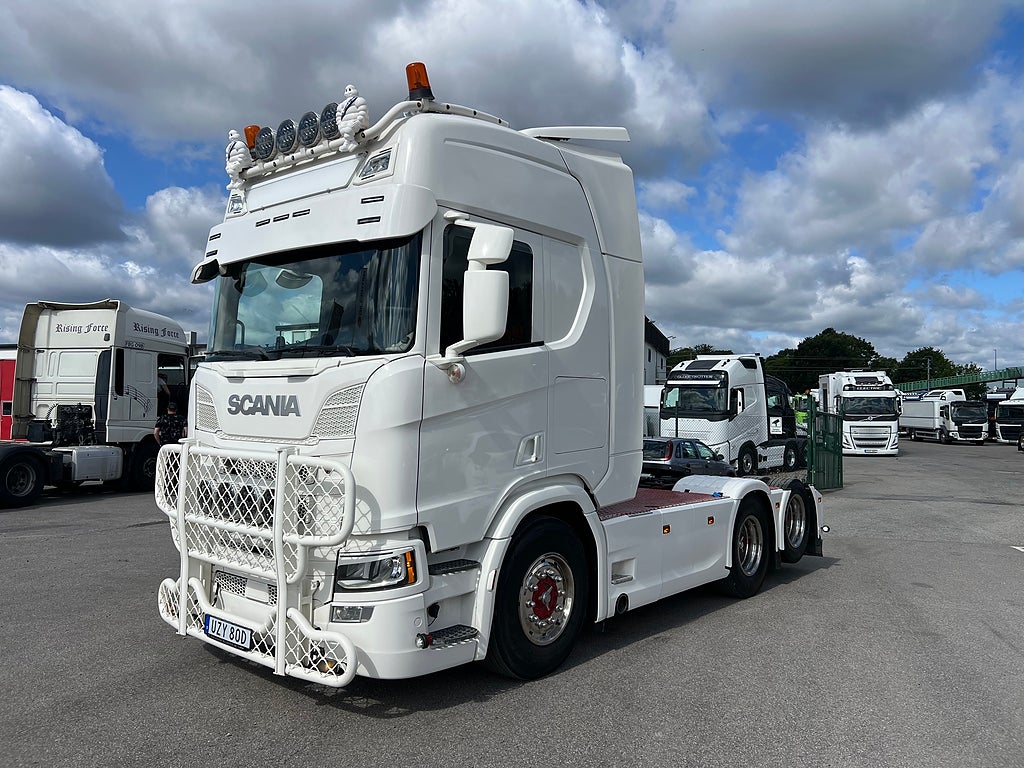 Scania R500 6x2 Dragbil Retarder, Klädd hytt, Full Boggie