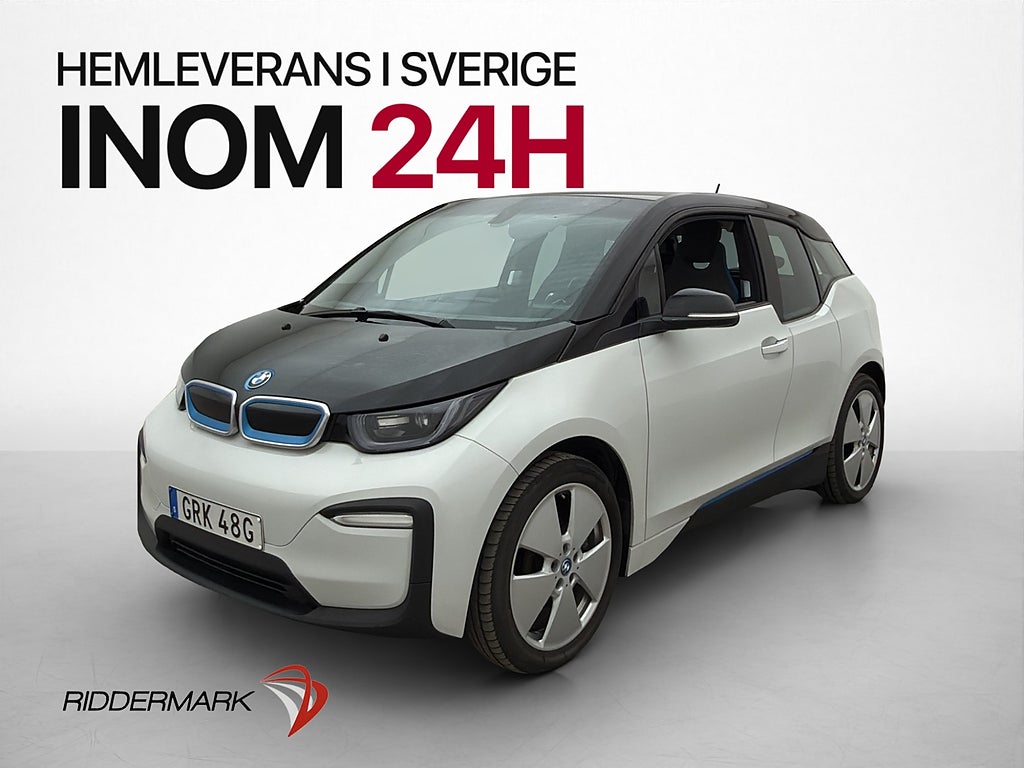 BMW i3 120 Ah 170hk Värmepump Navi Sensorer Snabbladdning