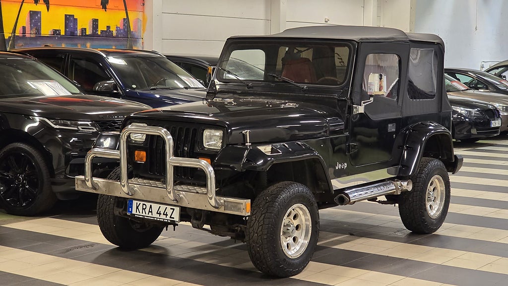 Jeep Wrangler 4.0 4WD,Automat, Lågmil,Fint skick, Nybesiktigad 