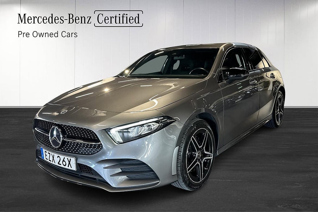 Mercedes-Benz A 250e AMG Kamera Nightpackage Värmare