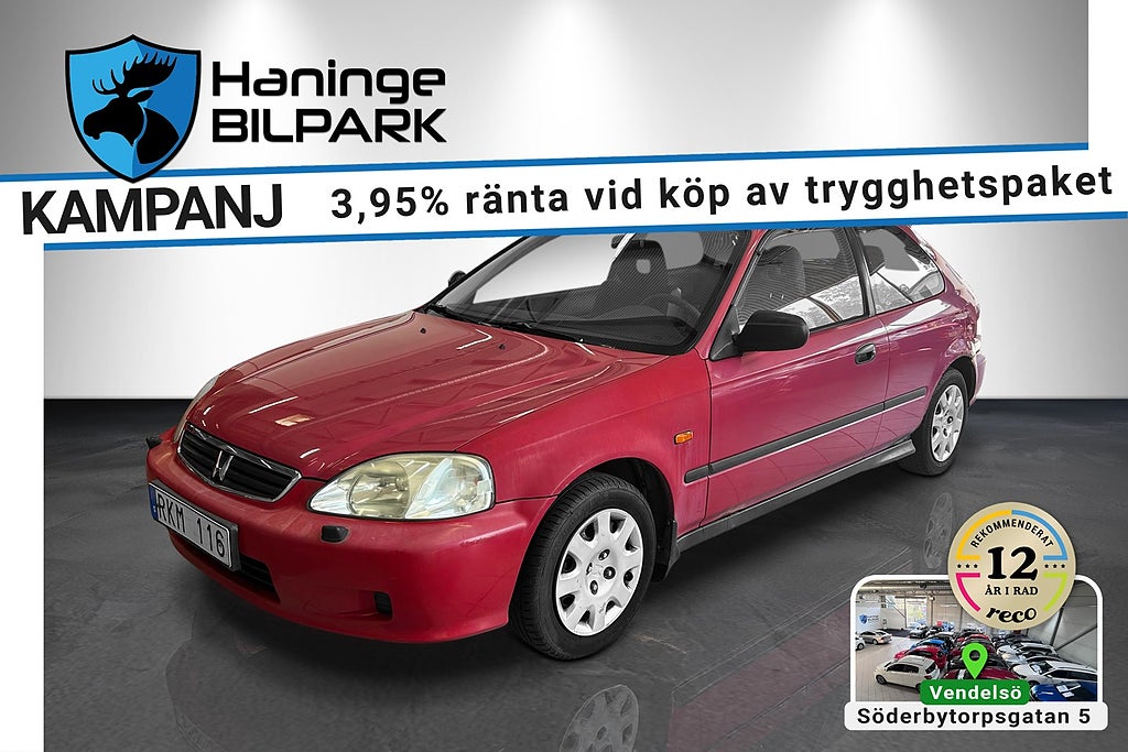 Honda Civic 3-DR 1.4 SUPERDEAL 3.95% / LÅGMILAD 