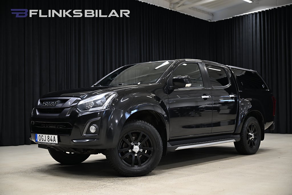 Isuzu D-Max 163HK Automat|Dubbelhytt|Kåpa|Dubbelgolv|Leasbar|SeUtr!