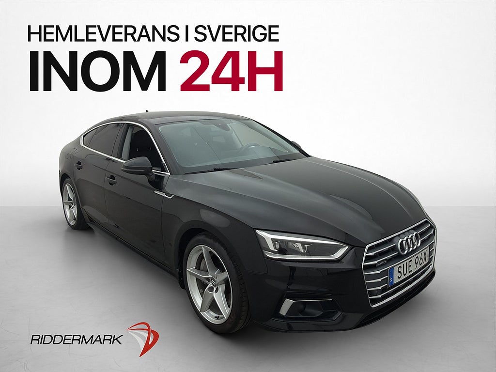 Audi A5 Sportback 45 TFSI Quattro 2.0 Proline Värmare Drag