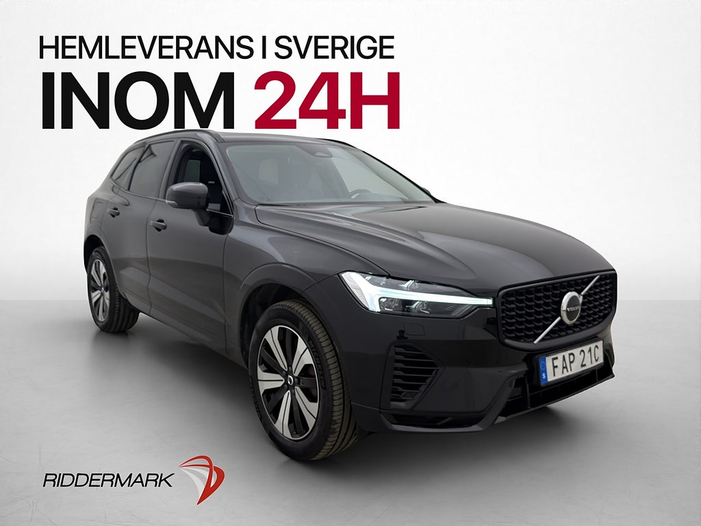 Volvo XC60 Recharge T6 Plus Dark Pano Drag H/K Skinn MOMS