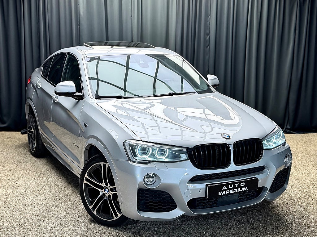 BMW X4 xDrive35d M Sport Taklucka H/K HuD Värmare Drag 313hk