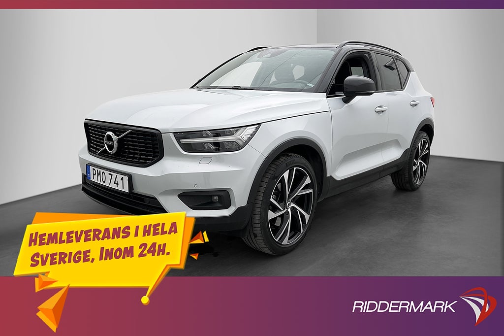 Volvo XC40 D4 AWD 190hk R-Design VOC Panorama H/K Dragkrok