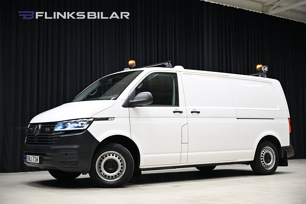 Volkswagen Transporter 4M DSG 150HK Lång|Inredd|Dubbeldörr|Baklucka|Moms|SeUtr
