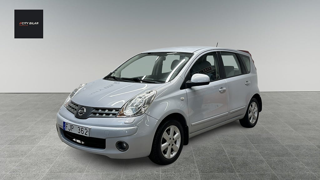 Nissan Note 1.4 Euro 4 AUX Nyservad Nybesiktad