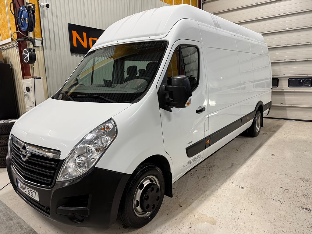 Opel Movano 2.3 CDTI 5-SITS L4H3 DUBBELMONTAGE 3t DRAGVIKT 6800MIL