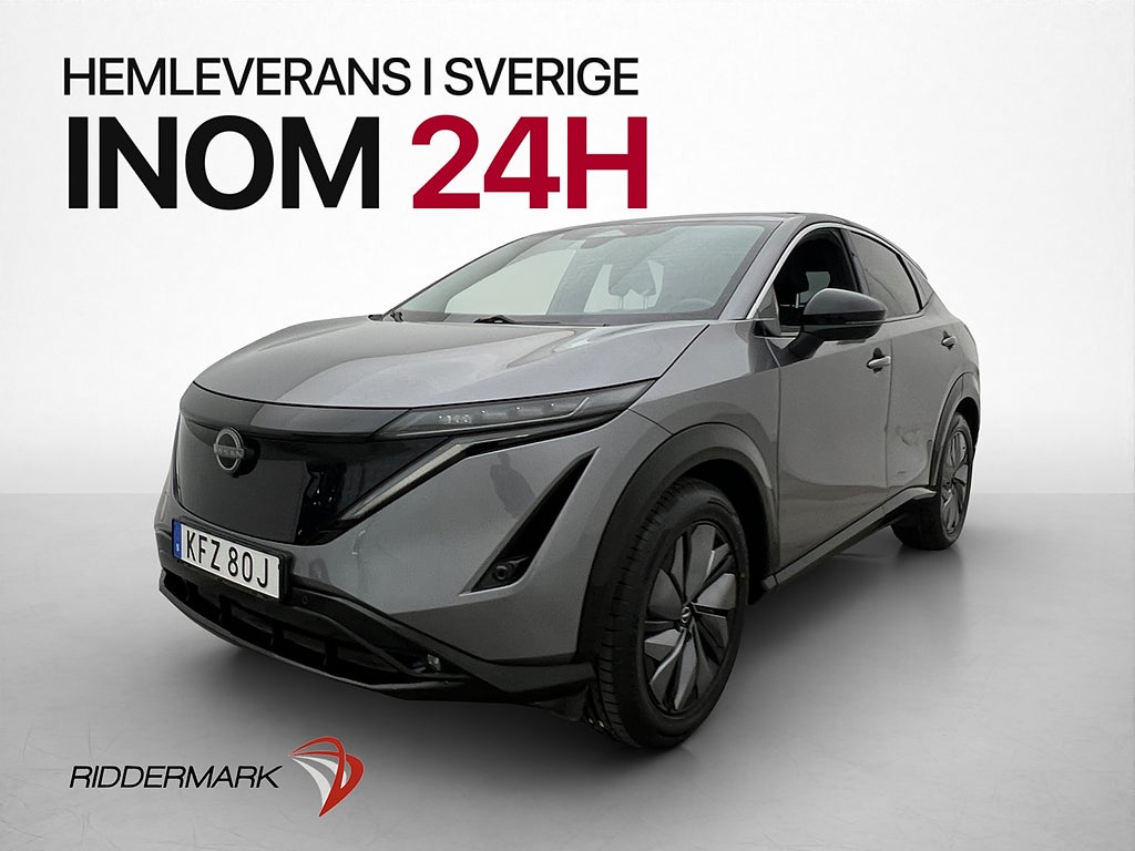 Nissan Ariya 87 90 kWh 242hk 360° Navigation Rattvärme