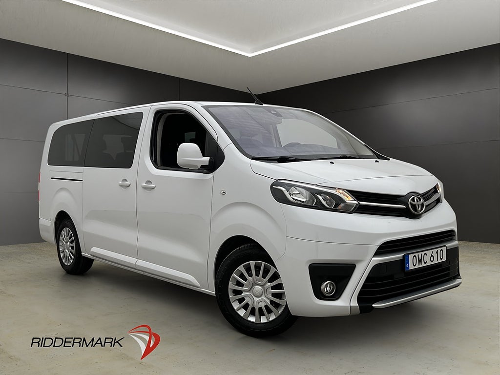 Toyota Proace Verso Extra Lång 2.0D PDC 9-Sits CARPLAY Moms