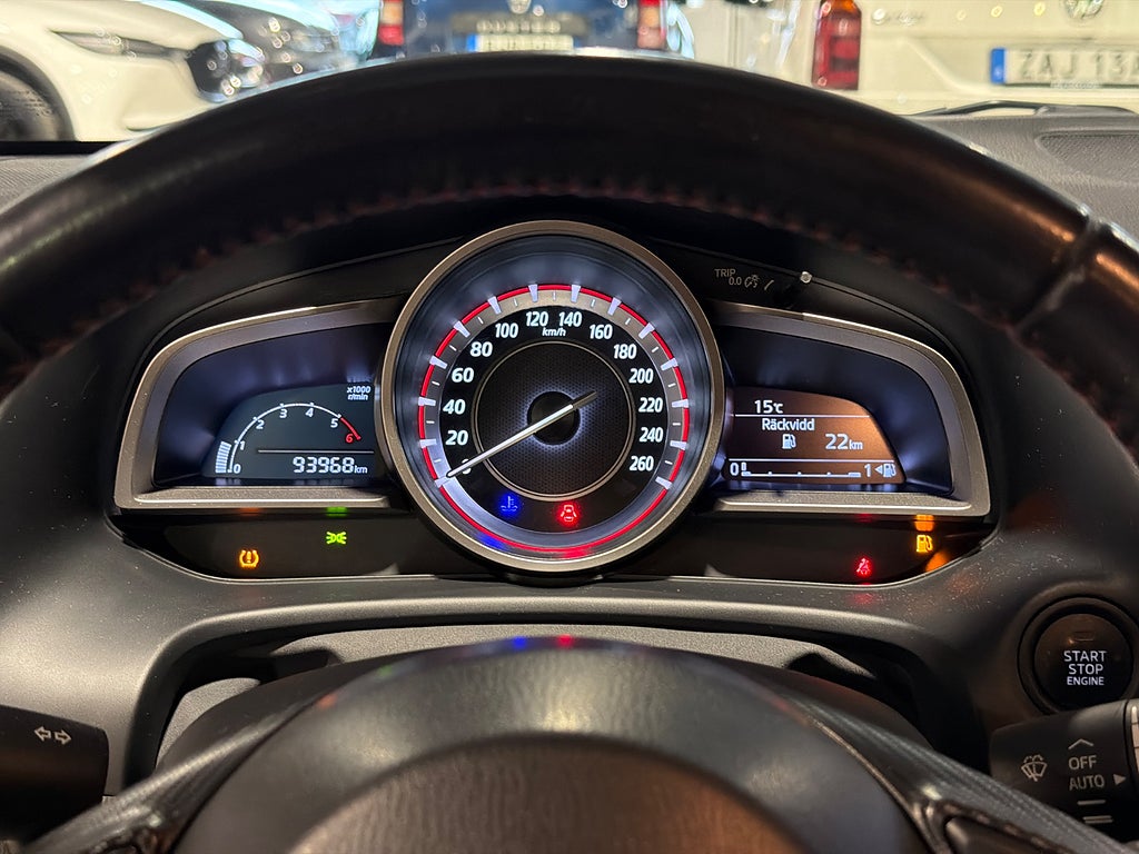 Mazda 3 2,2 DE SKYACTIV-D Vision 150hk Navi P-sensor Drag 2015
